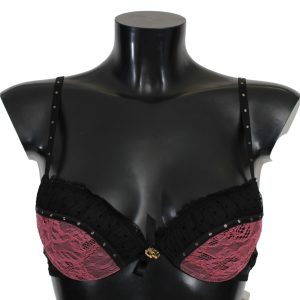Elegant Black Lace Push-Up Bra