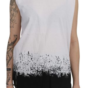 Chic Sleeveless Cotton Crew Neck Top