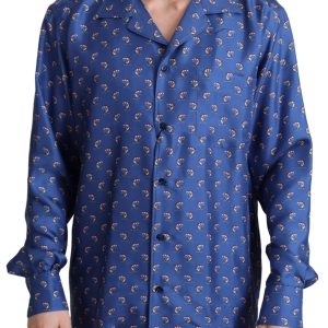 Silk Beach Chair Print Casual Shirt