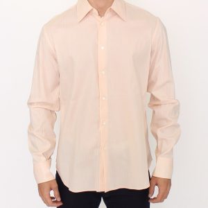 Sunset Hues Striped Cotton Shirt