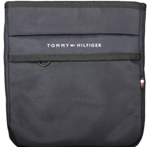 Sleek Blue Shoulder Bag with Contrast Details