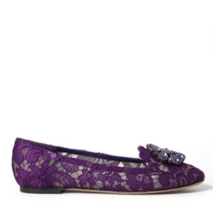 Elegant Floral Lace Vally Flat Shoes