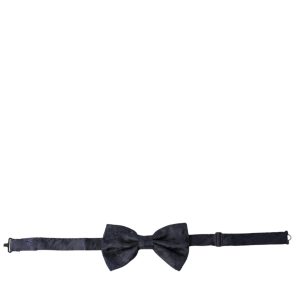 Elegant Silk Blue Bow Tie