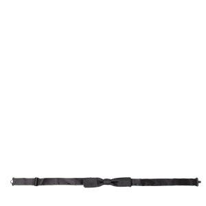 Elegant Dark Grey Silk Bow Tie