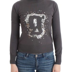 Elegant Virgin Wool Turtleneck Sweater