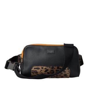 Exotic Leather Leopard Belt Bag