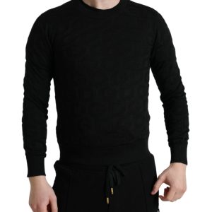 Elegant Silk Crewneck Sweater for Men