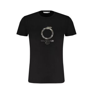 Black Cotton T-Shirt