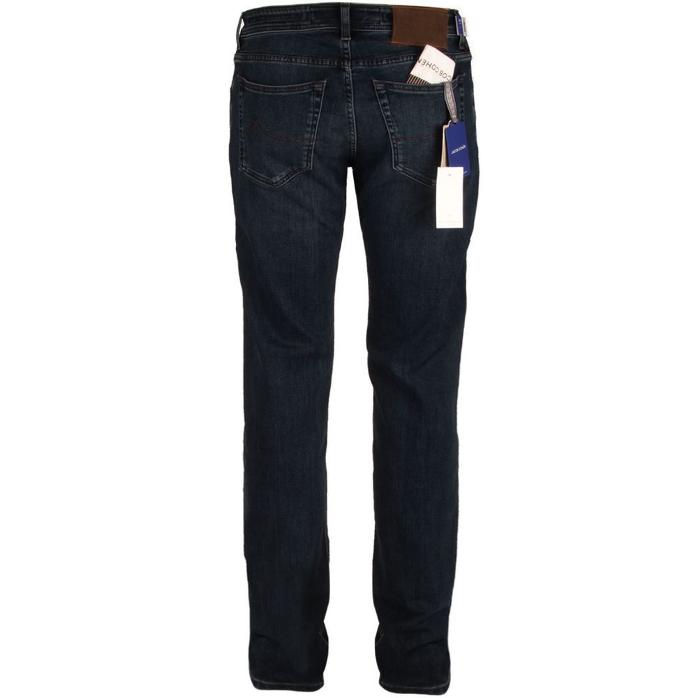 Blue Cotton Men's Slim Fit Jean - Image 2