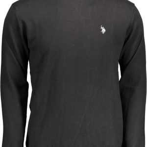 Elegant Turtleneck Sweater with Logo Embroidery