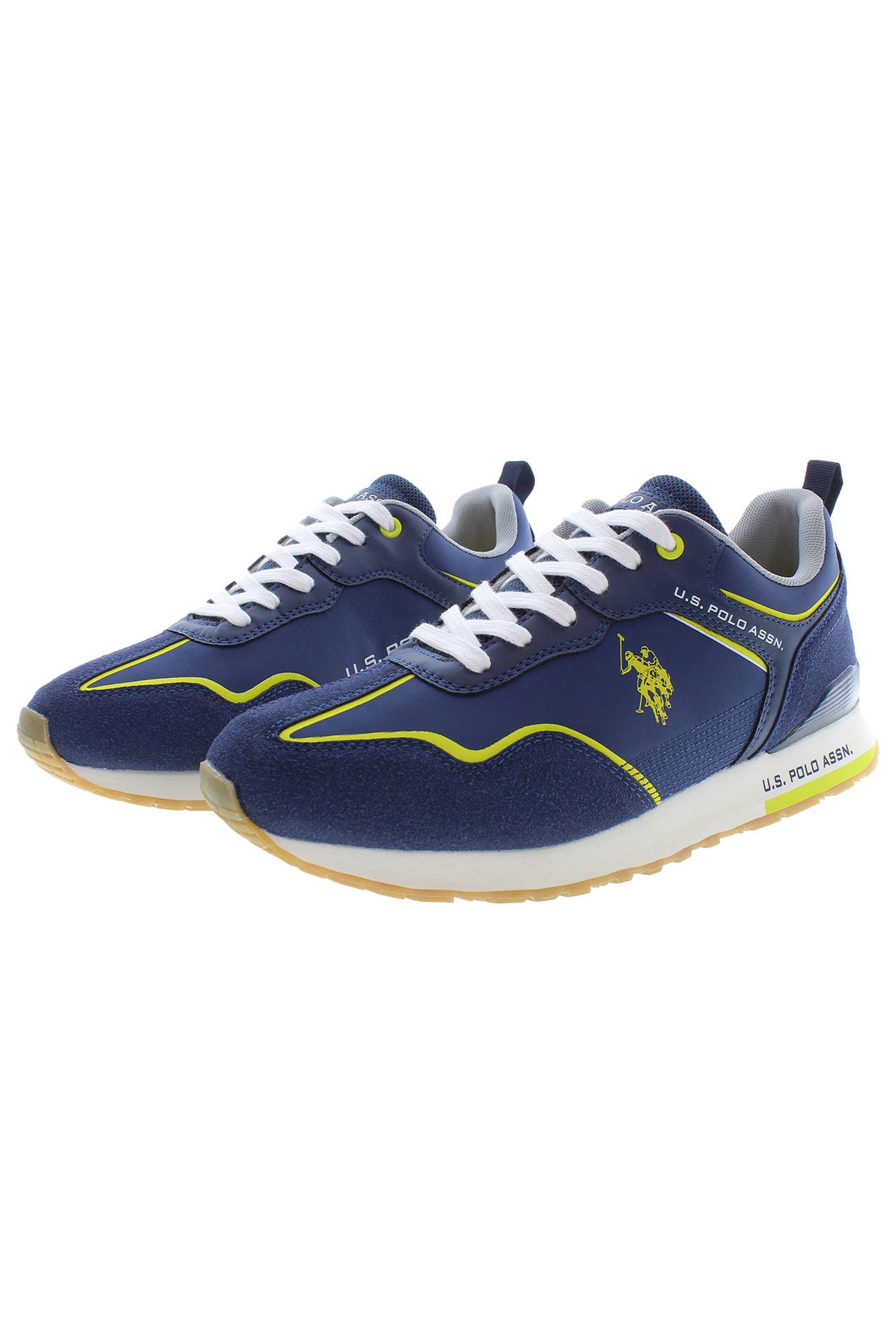 Sporty Elegance Lace-Up Sneakers in Blue - Image 2