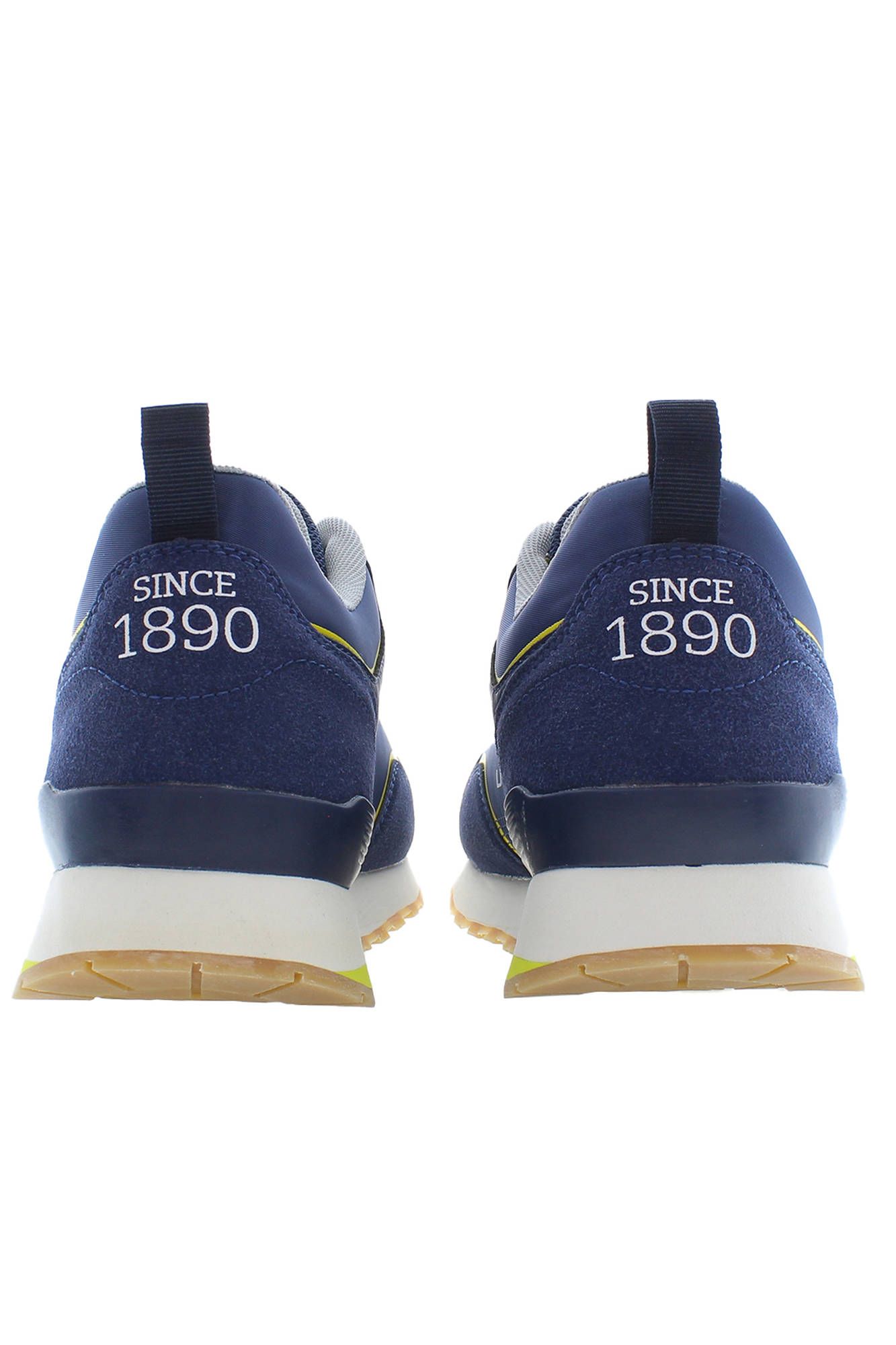 Sporty Elegance Lace-Up Sneakers in Blue - Image 3