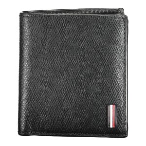 Elegant Black Leather Bifold Wallet