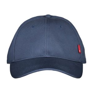 Chic Blue Cotton Visor Cap