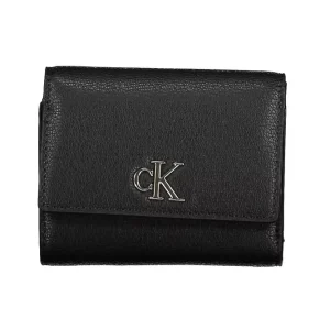 Elegant Black Double-Compartment Wallet