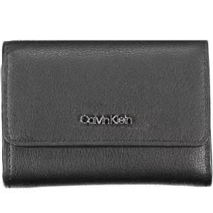 Elegant Black Polyethylene Wallet with RFID Lock
