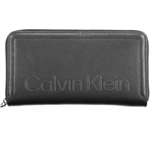 Elegant Black Wallet with RFID Lock and Zip Closure