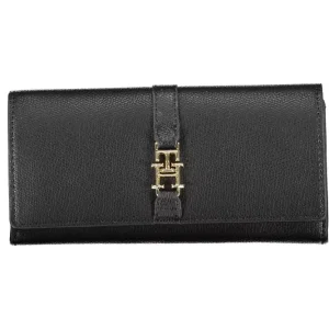 Elegant Black Contrast Detail Wallet