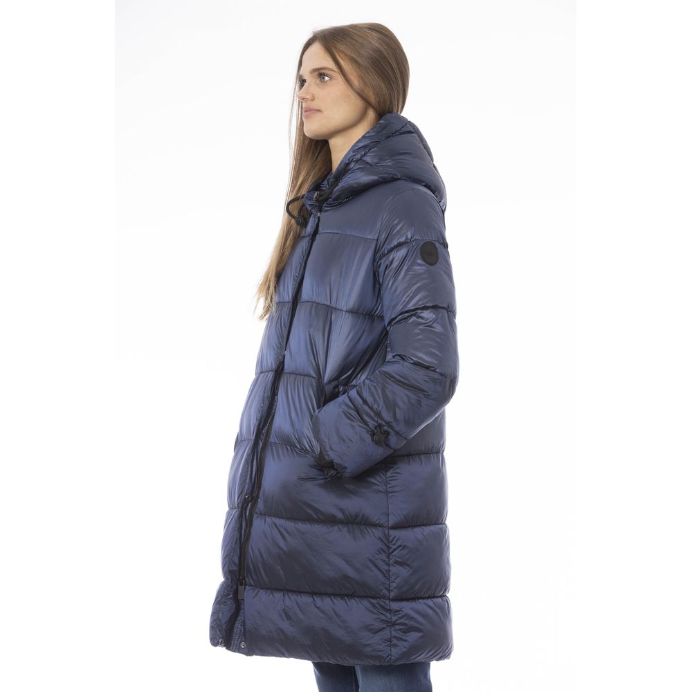 Light Blue Nylon Women Jacket - Image 2