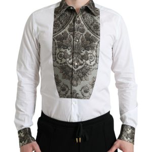 Elegant Slim Fit French Cuff Dress Shirt
