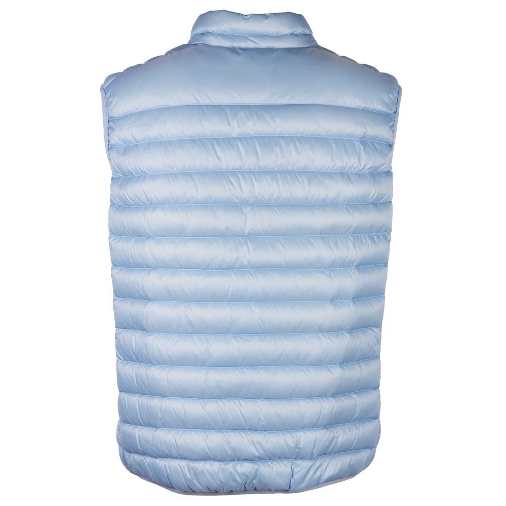 Light Blue Nylon Men Vest - Image 2